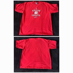 Houston Comets x WNBA x Michelle Snow #2 red tee size mens XL